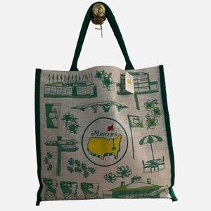The Masters Jute Tote Bag Augusta National Golf Course PGA